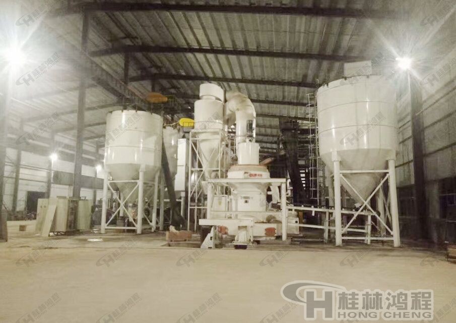 方解石磨粉機，雷蒙磨粉機，600目重鈣粉設備，HC1700擺式磨